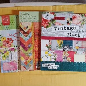 Lot Of 3 Stack Paper Pads. 12X12.  Lot #148